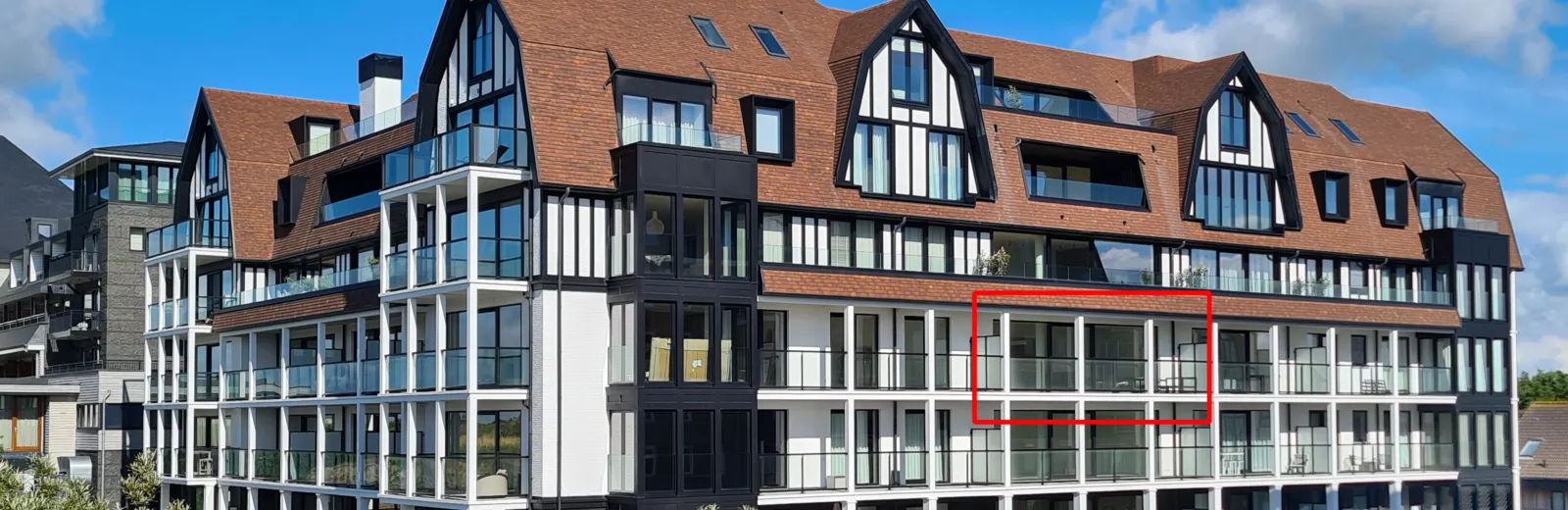 Branding Wohnung mit Meerblick in Cadzand Zeeland westzijde